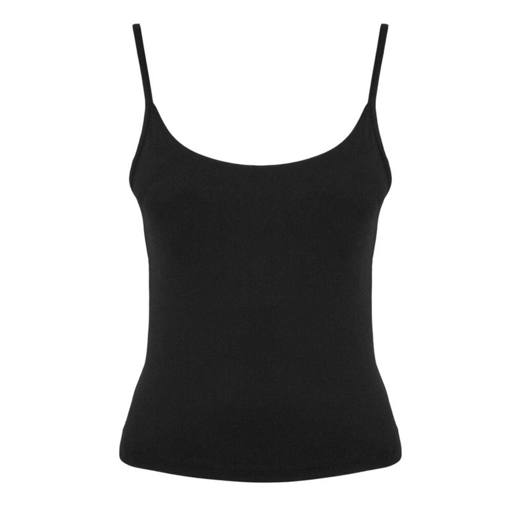 Represent Womens/Ladies Crop Top / Jet Black
